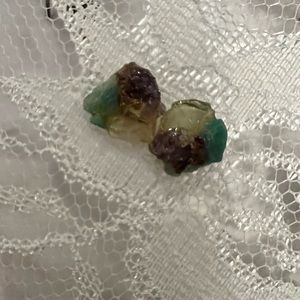 Gemstone Cluster Earring